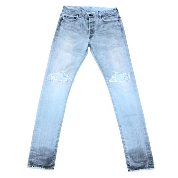 RARE John Elliott Gray Vision Jeans Size 31 - Picture 1 of 7